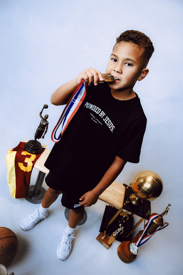 PREMIUM "PBJ" T-SHIRT BLACK (YTH)