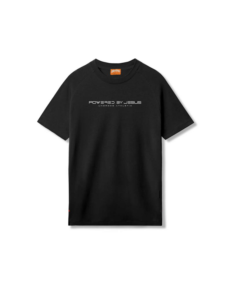 "PBJ" TECH T-SHIRT BLACK (YTH)