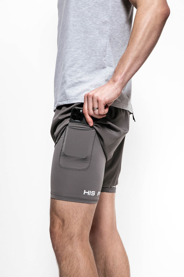 UDX PURPOSE TRAINING SHORTS IRON