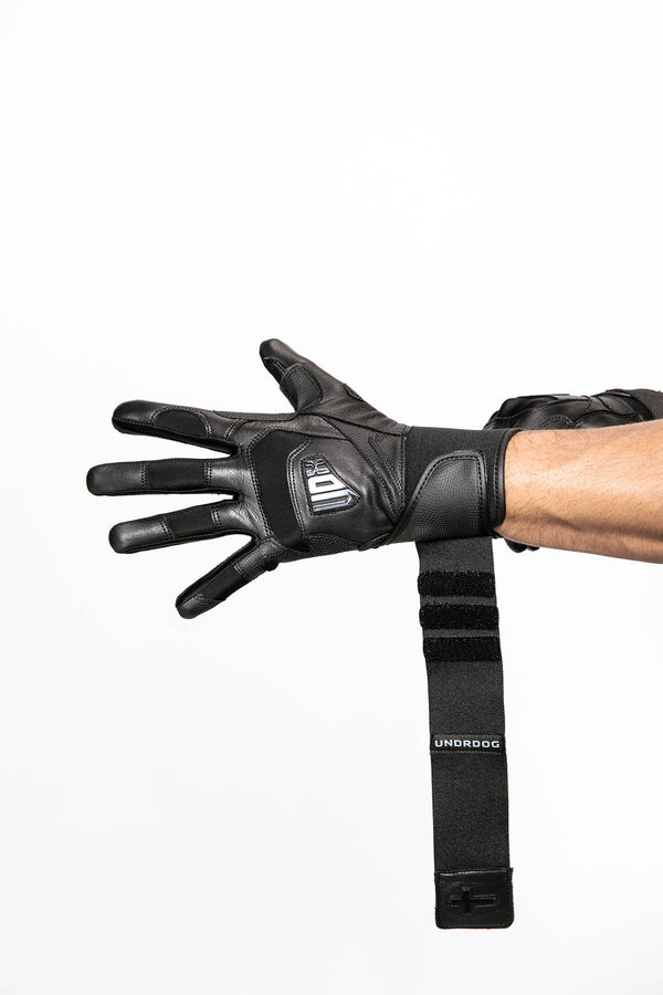 "FEARLESS" BATTING GLOVE - BLACK