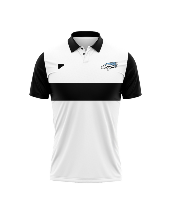 “STAMPEDE” FOOTBALL POLO - BLACK
