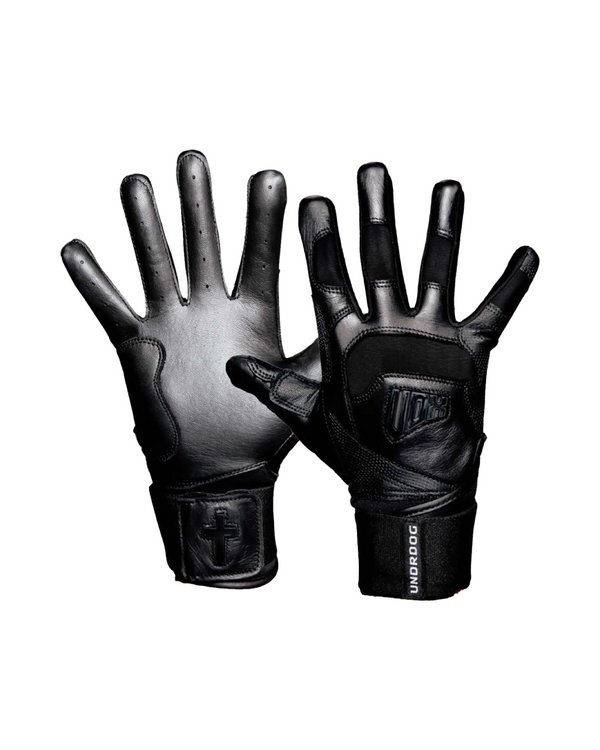 "FEARLESS" BATTING GLOVE - BLACK