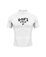 "God's Child" Compression Mock-Neck Shirt
