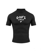 "God's Child" Compression Mock-Neck Shirt
