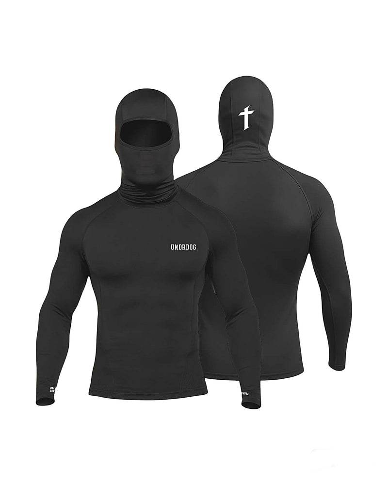 "ARMOR-SPEED" Compression Long Sleeve Shirt [w/Hood]