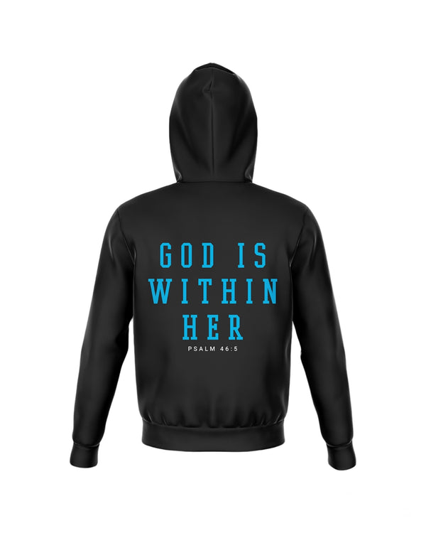 “SETTER VISION” PSALM 46:5 HOODIE - BLACK
