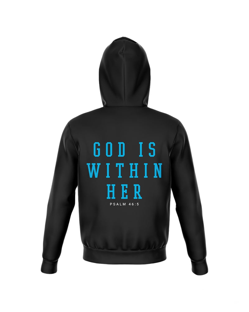 “SETTER VISION” PSALM 46:5 HOODIE - BLACK