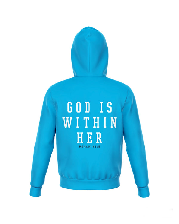 “SETTER VISION” PSALM 46:5 HOODIE - BLUE