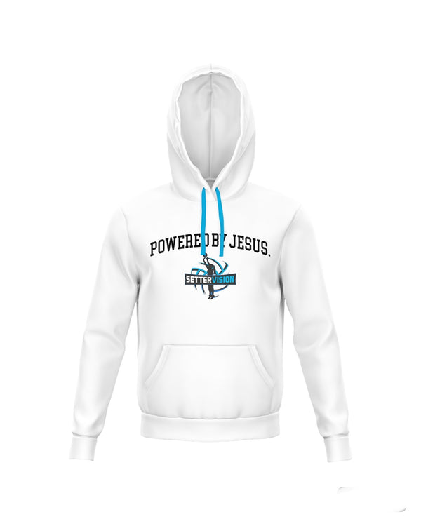 “SETTER VISION” PBJ HOODIE - WHITE