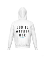 “SETTER VISION” PSALM 46:5 HOODIE - WHITE