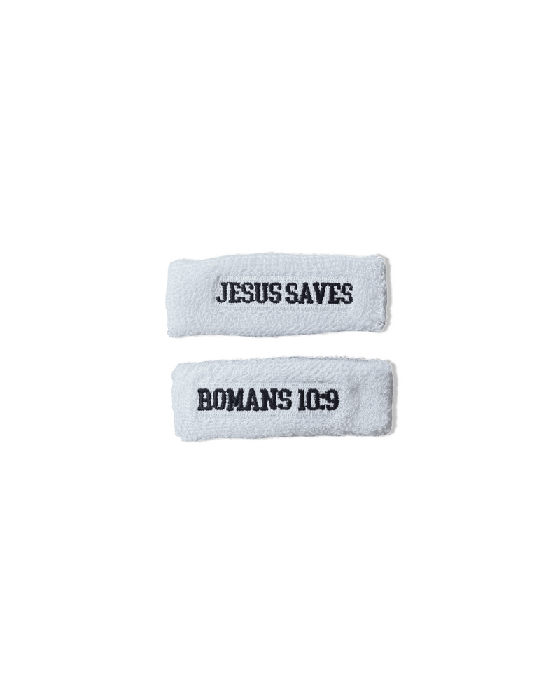 "Jesus Saves" Bicep-Bands (2-Pack)