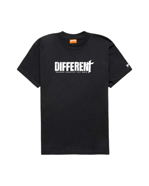 "DIFFERENT" T-SHIRT WASHED BLACK