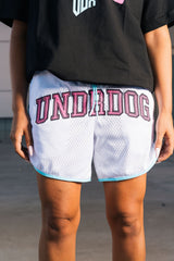 "UNDRDOG" MESH SHORT - COTTON CANDY