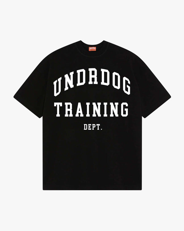 "UNDRDOG TRAINING DEPT" T-SHIRT BLACK