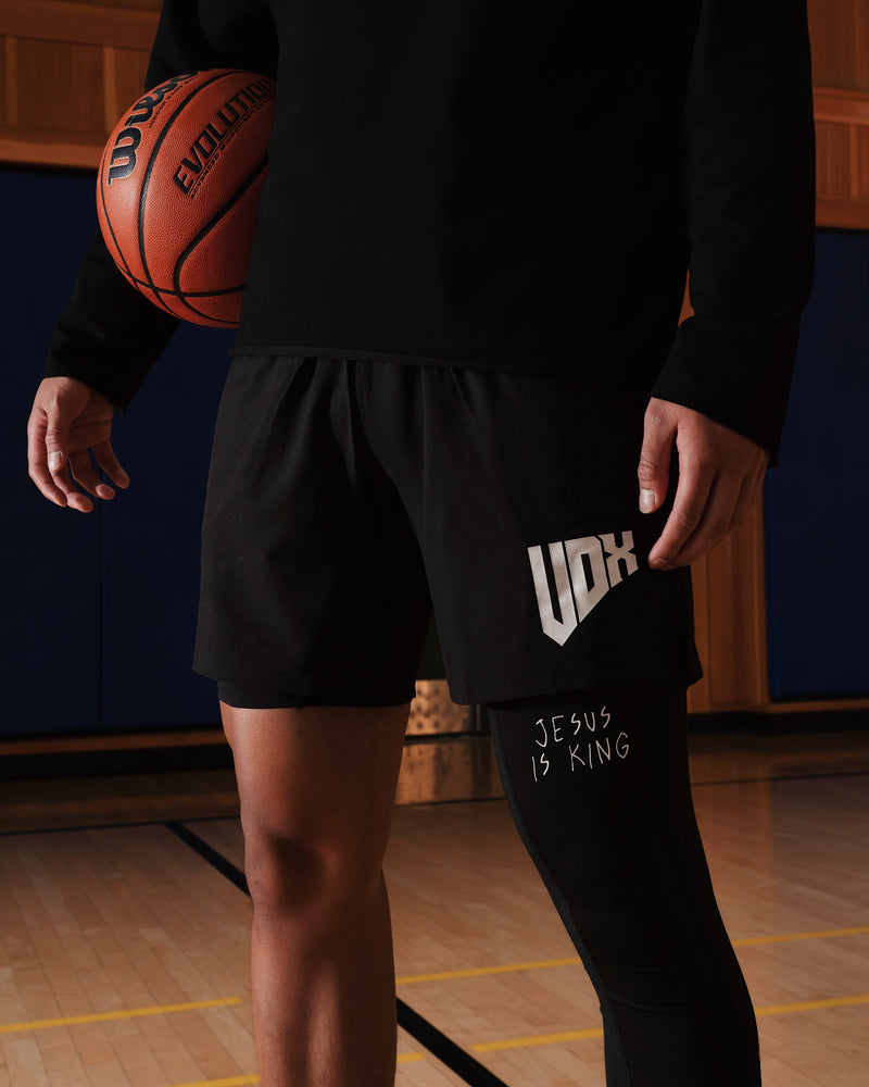 "Jesus is King" Single-Leg Compression Pant