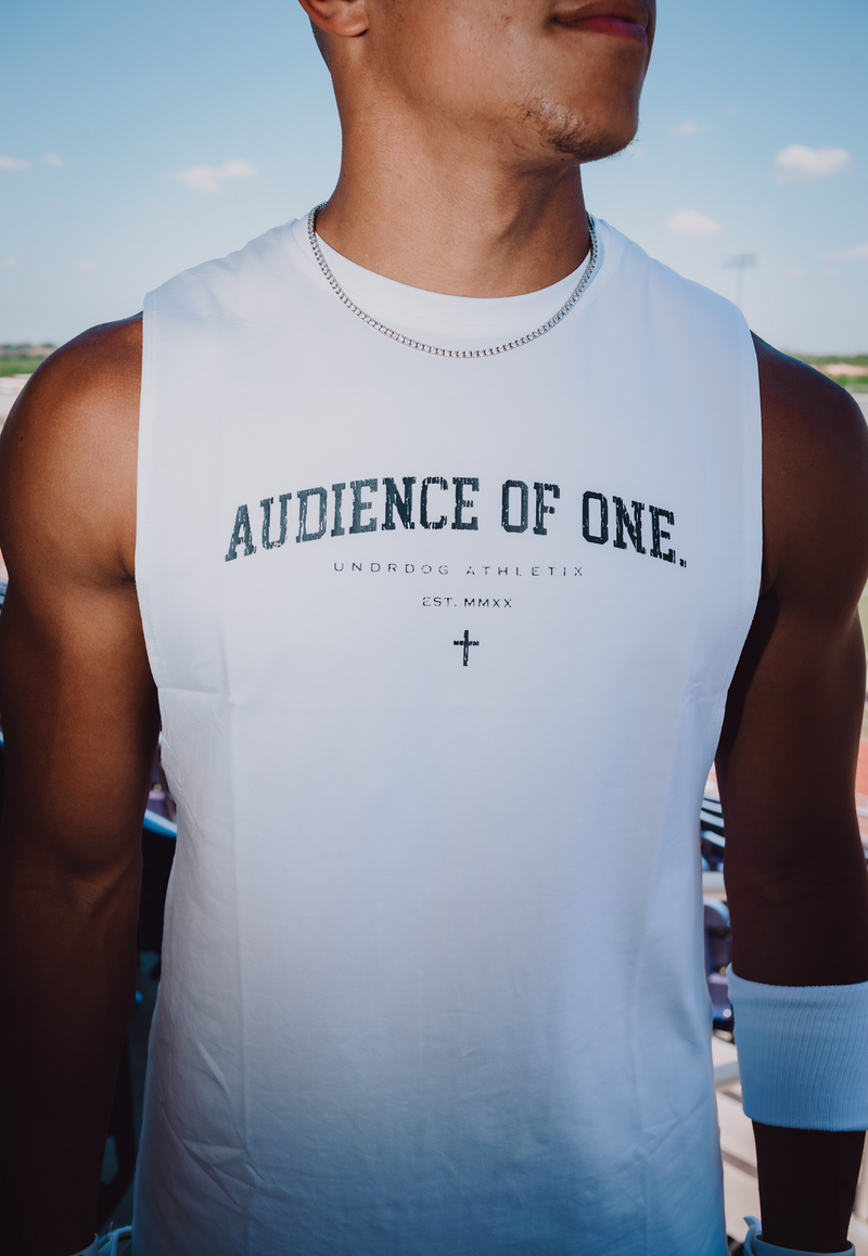 "AO1" CUT-OFF TANK WHITE