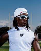 "I ❤️ JESUS" Compression Mock Neck Tank